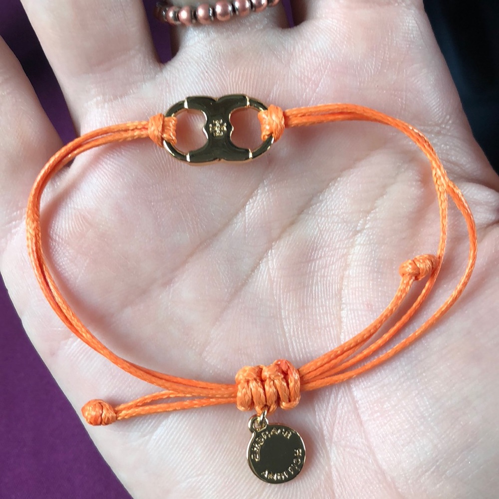 Tory Burch Orange with Gold Accents
